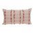 24" Beige and Red Woven Transitional Throw Pillow - IMAGE 1