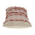 24" Beige and Red Woven Transitional Throw Pillow - IMAGE 3