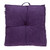 Tufted Cotton Square Floor Pillow - 24" - Purple - IMAGE 2