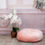 20" Pink Transitional Round Floor Pillow - IMAGE 6