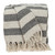Beige Rosie Transitional Woven Handloom Throws 52" x 67" - IMAGE 1