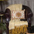 Handcrafted Tapestry Floral Stitch Throw Pillow - 20" - Beige - IMAGE 1