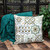 Handcrafted Tapestry Stitch Throw Pillow - 22" - Beige - IMAGE 3