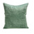 22" Green Cotton Velvet Solid Throw Pillow - IMAGE 1