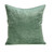 22" Green Cotton Velvet Solid Throw Pillow - IMAGE 2