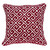 20" Red and White Greek Key Throw Pillow - IMAGE 1