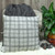 20” Charcoal Gray and Black Knitted Plaid Square Throw Pillow - IMAGE 3