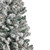 4' Pre-Lit Flocked Pine Artificial Christmas Tree, Clear Lights - IMAGE 3