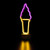 LED Ice Cream Cone Neon Table Light - 12" - IMAGE 4