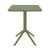 24" Olive Green Square Folding Table - IMAGE 2