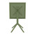 24" Olive Green Square Folding Table - IMAGE 4