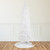 9' Pre-Lit Rapids White Pine Pencil Artificial Christmas Tree, Clear Lights - IMAGE 1