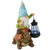 12.5" Solar LED Lighted Gnome and Turtle Outdoor Garden Statue - IMAGE 3