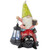 12.25" Solar LED Lighted Gnome and Ladybug Outdoor Garden Statue - IMAGE 1