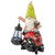 12.25" Solar LED Lighted Gnome and Ladybug Outdoor Garden Statue - IMAGE 3