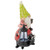 12.25" Solar LED Lighted Gnome and Ladybug Outdoor Garden Statue - IMAGE 4