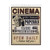 30.25" Rectangular Vintage Inspired Cinema Ad Wall Art - IMAGE 4