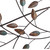 32" Blue and Brown Blowing Leaves Wall Design - IMAGE 3