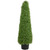 4' Artificial Boxwood Cone Topiary Tree with Round Pot, Unlit - IMAGE 1