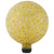 10" Orange and Yellow Speckled Glass Outdoor Garden Gazing Ball - IMAGE 1