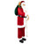 72" Red and White Santa Claus with Naughty or Nice List Christmas Figure - IMAGE 3
