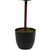 4' Artificial Two-Tone Boxwood Triple Ball Topiary Tree with Round Pot, Unlit - IMAGE 5