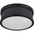 15" Black and White Painted Round Ceiling Light Fixture - IMAGE 1