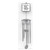 20.5" Gray and White "Amazing Grace How Sweet the Sound" Wind Chime - IMAGE 1