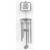 20.5" Gray and White "Love You To The Moon" Wind Chime - IMAGE 1