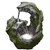 32" Lighted Rock Waterfall Outdoor Garden Water Fountain - IMAGE 1
