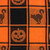 Buffalo Check Rectangular Halloween Tablecloth - 84" - Orange and Black - IMAGE 3