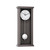 22.5" Charcoal Gray and White Rectangular Pendulum Wall Clock - IMAGE 1