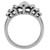 Women's Stainless Steel Engagement Ring with Marquise Shaped Cubic Zirconia - Size 10 - IMAGE 4