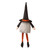 20" Black and Orange Halloween Gnome Sitter Decor - IMAGE 2
