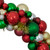 Traditional 2-Finish Shatterproof Ball Christmas Wreath - 36" - Multicolor - Unlit - IMAGE 4