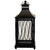 Lattice Style Metal Candle Lanterns - 22.75" - Black - Set of 3 - IMAGE 6