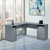 59.5" Gray Durable L-Shaped Computer Desk - IMAGE 5