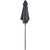 7.5ft Outdoor Patio Market Umbrella with Hand Crank, Gray - IMAGE 4