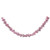 3-Finish Shatterproof Ball Christmas Garland - 6' x 3.5" - Pink - Unlit - IMAGE 1