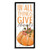 Fall Harvest "In All Things Give Thanks" Pumpkin Black Framed Giclee Texturized Art, 13" x 30" - IMAGE 1