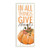 Fall Harvest "In All Things Give Thanks" Pumpkin Wall Sign, 7" x 17" - IMAGE 1