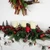 Pine and Berries Triple Candle Holder with Plaid Bows and Christmas Ornaments - 30" - IMAGE 2