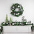 Green Pine Needle Wreath with Pinecones and Christmas Ornaments, 24-Inch, Unlit - IMAGE 3