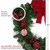 Red Bow and Mixed Foliage Artificial Christmas Wreath with Ornaments, 30-Inch
