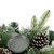 Frosted Pine and Pinecones with Laced Ornaments Christmas Triple Candle Holder - 32" - IMAGE 5