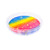 Inflatable Round 3 Ring Rainbow Celestial Kiddie Swimming Pool - 61.5" - IMAGE 1