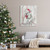 French Bulldog Wearing Santa Claus Hat Stretched Canvas Wall Art, 36" x 48" - IMAGE 3