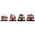Set of 4 Gingerbread Train Christmas Stocking Holders 4.75" - IMAGE 6