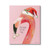 Christmas Santa "Flamingo All The Way" Stretched Canvas Wall Art, 30" x 40" - IMAGE 1