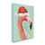 Flamingo “Beaches Sunny and White” Christmas Stretched Canvas Wall Art, 16" x 20” - IMAGE 2